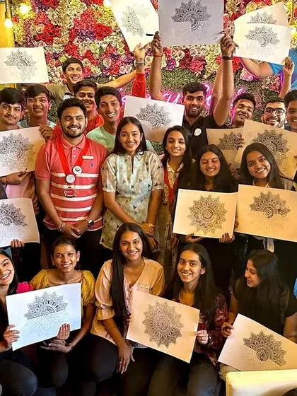 A throwback to making memories through art with the Rotaract Club of Bibwewadi. Community workshops are all about connection and shared creativity.