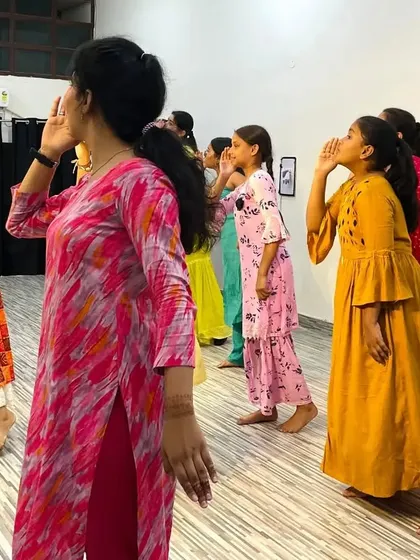 A moment from our semi-classical class, calling all dancers to join us for National Dance Day celebrations.
