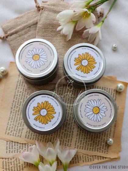 Over The Lune Studio - Custom Event Favors & Bulk Gifting Floral Candles: Urlis, Jars & More photo 8