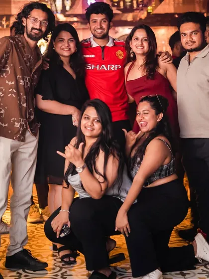A group of friends, including a football fan, having a blast. My parties are for everyone who loves to have a good time.