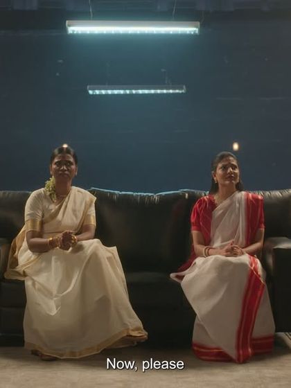 For this scene, I styled two women in beautiful, distinct traditional sarees, one from Bengal and one from Kerala, to represent the diversity of India.