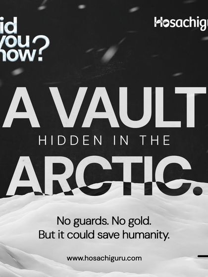 Did you know there's a vault in the Arctic hidden deep in the permafrost? It holds no gold, just seeds. The Svalbard Global Seed Vault is humanity's plan B, a backup to regrow our food systems.