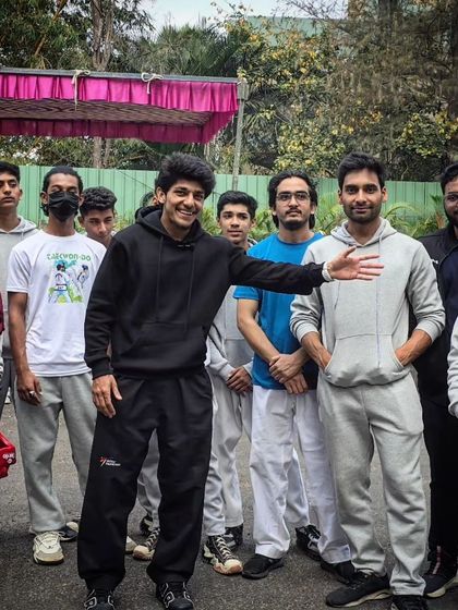 A moment of connection with the team. It's my honor to guide these dedicated students on their martial arts journey.