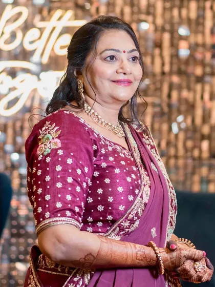 Mothers of the bride and groom deserve to feel just as special. I created this elegant and timeless look for the groom's mom, focusing on a flawless base and soft definition to let her beautiful smile be the centerpiece. She was glowing all evening.