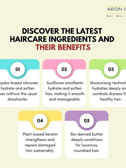 Discover the benefits of the latest haircare ingredients, from jojoba-based silicones that hydrate to plant-based keratin that strengthens and repairs.