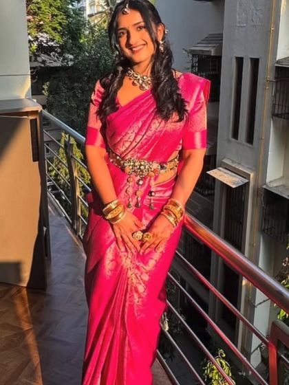 Draping for Bridesmaids & Family photo 5