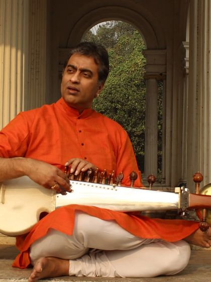 Dr. Rajeeb Chakraborty, a "Best Rhythmite Maestro" and an expert Sarod player. We also provide opportunities to learn less common classical instruments like the Sarod.