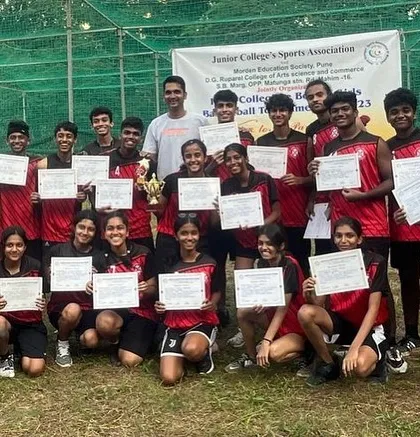 A group photo of both the St. Andrews boys and girls teams, holding their certificates and trophies. It was a successful tournament for the college, showcasing the depth of talent we are developing.