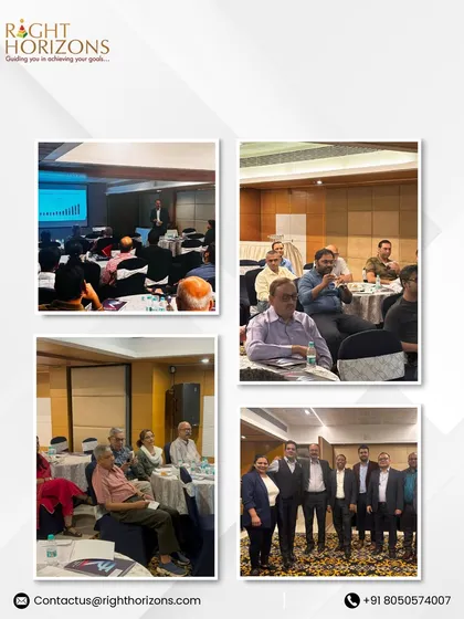 More moments from our successful Investor Meet in Pune. The images show attendees actively participating in discussions and networking, reflecting the engaging and collaborative atmosphere of our events.