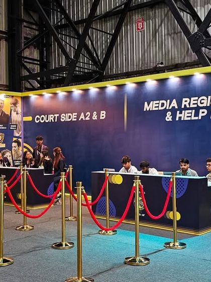 The media registration and help desk we designed and operated for the World Padel League. We ensure a smooth and professional experience for all attendees, including media.