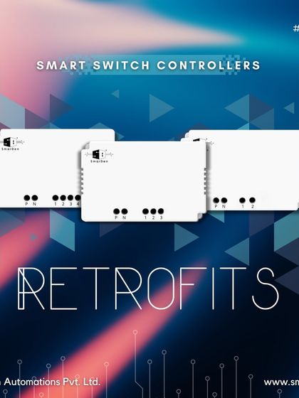 My Blaze Smart Switch controllers are the ultimate retrofit solution. They discreetly fit behind your existing switchboard, instantly converting it into a smart one.
