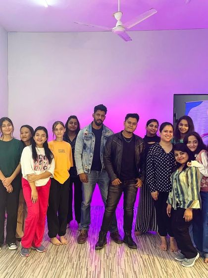 The happy group of attendees from our special live music and dance workshop. We love bringing different artists together.