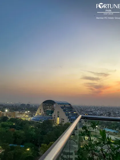 The sunset view from our rooftop is simply breathtaking. It provides a serene and beautiful backdrop for an early evening dinner or drinks.