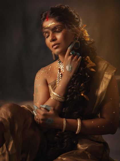 This final shot from the "सुवर्ण कांता" series captures a feeling of being grounded and connected to one's roots.