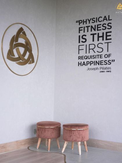 The quote from Joseph Pilates on the wall is a daily reminder of our core philosophy. "Physical fitness is the first requisite of happiness."