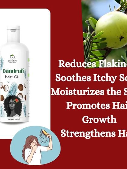 My Dandruff Hair Oil is a targeted treatment to soothe an itchy scalp and reduce flakiness. It uses the power of amla and other herbs to moisturize the scalp and strengthen hair.