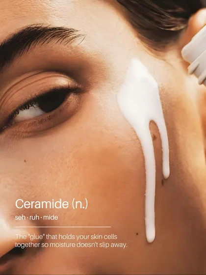 What is a ceramide? Think of it as the "glue" that holds your skin cells together. This essential lipid helps maintain your skin's barrier and prevents moisture from escaping.