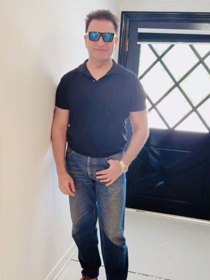 Dressed for a meeting in the US. My practice is international, and I am comfortable and effective whether I am in a courtroom in Delhi or a boardroom in America.