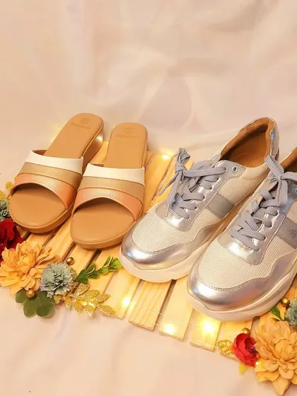 Even shoes deserve beautiful packaging in a wedding trousseau. I created this simple yet elegant lighted wooden platter to display the bride's footwear, making it feel like a special part of her collection.