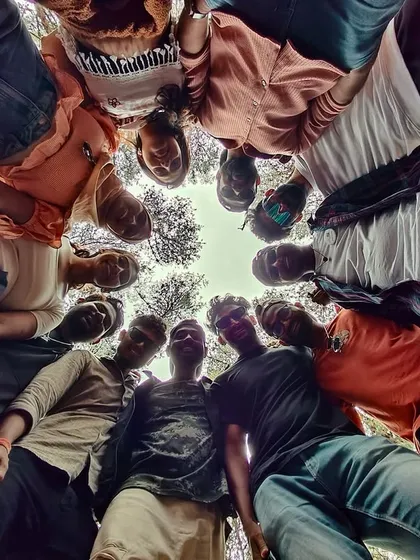 This is what our BT Family is all about. We start as strangers but end the trip with countless memories and new friends, captured here in a fun moment in the Kodaikanal pine forests.