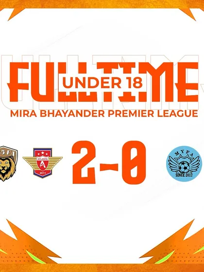 Another strong 2-0 win for our U18s in the Mira Bhayandar Premier League, showing consistency and strength.