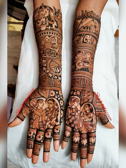 Shaik Tabassum - Destination Wedding Mehendi Storytelling Mehendi: Your Love Story on Your Hands photo 27