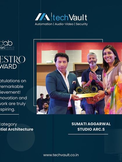 Presenting the award for Residential Architecture. We love celebrating the fusion of great design and innovative thinking.