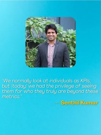 This feedback from a participant at our Novo Nordisk workshop means the world to us. We truly believe in seeing people beyond their job titles and KPIs, and our workshops are designed to create a space for genuine human connection.