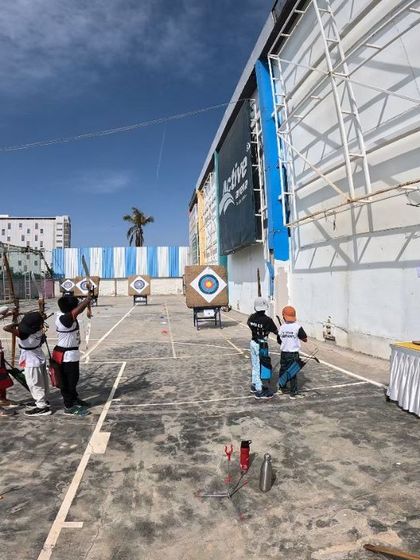 A typical weekend morning at Active Arena in Bangalore. Our young archers getting their practice in, learning new skills, and having fun.
