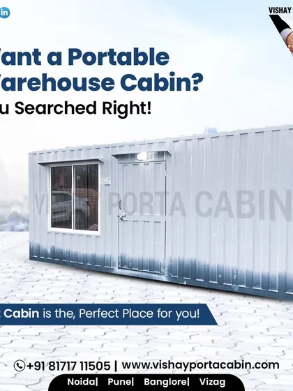 If you need a portable warehouse cabin, you have come to the right place. I build perfect cabins that serve as the perfect place for your storage needs, offering a secure and weather-proof environment.