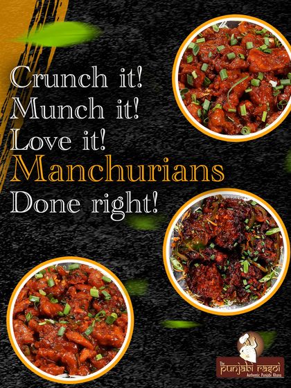 Crunch it, munch it, love it. Our Manchurians are done right, with a perfect balance of crispy texture and tangy sauce.