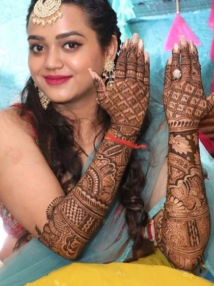 Lucky Mehndi Artist - Bridal Mehndi Full Bridal Mehndi (Hands & Arms) photo 74