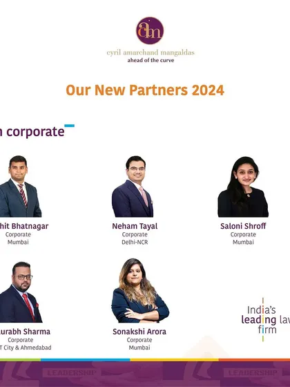 Announcing our new partners for 2024. We are pleased to promote five talented lawyers to partnership within our Corporate practice.