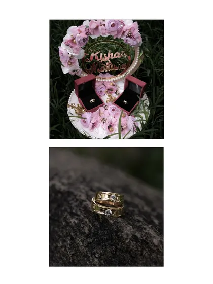 Your rings are a symbol of your commitment. I take care to photograph these important details creatively, showcasing the rings that mark the beginning of your forever.