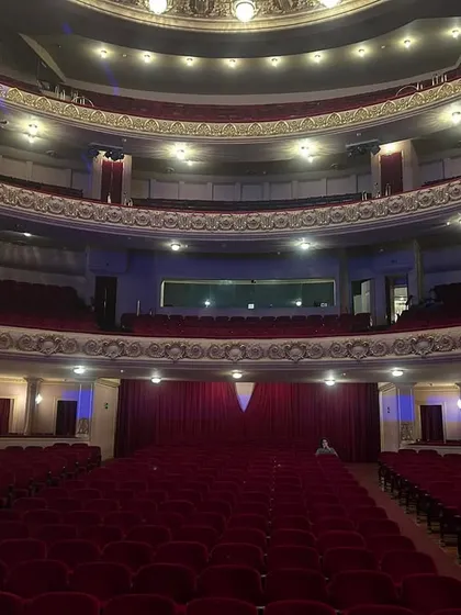 The historic Theatro Municipal in Rio, an absolutely stunning venue. It was a fortune to perform here with the Brazilian Symphony Orchestra.