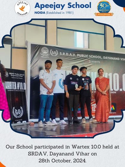The team that won first place in Kubrikism at Wartex 10.0. This achievement in a filmmaking or animation event showcases their creativity, technical skills, and collaborative spirit.