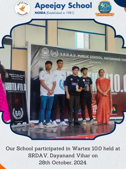 The team that won first place in Kubrikism at Wartex 10.0. This achievement in a filmmaking or animation event showcases their creativity, technical skills, and collaborative spirit.