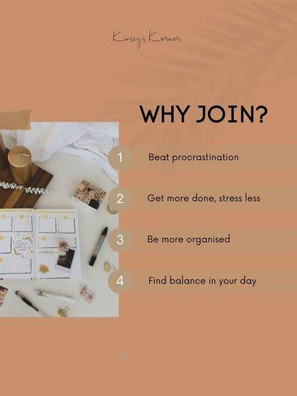 If you struggle with time management and procrastination, this workshop is for you. I'll teach you how to use journaling to organize your thoughts, prioritize tasks, and get things done without the stress.