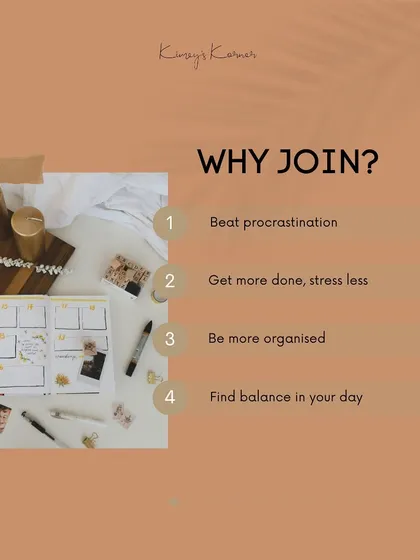 Why join my time management workshop? To beat procrastination, get more done with less stress, and find balance in your day.