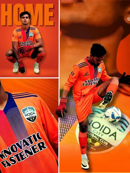 Our home goalkeeper kits reflect fire, gratitude, and humility. We wear them with pride.