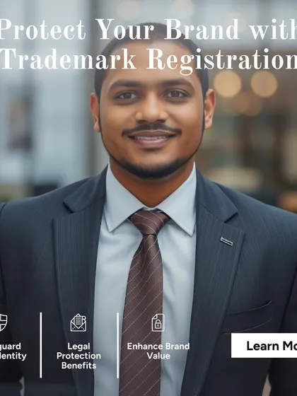 Protecting your brand is the most important first step. I help you safeguard your identity through trademark registration, giving you solid legal protection and enhancing your brand's value in the market. Let me help you secure your business's future.