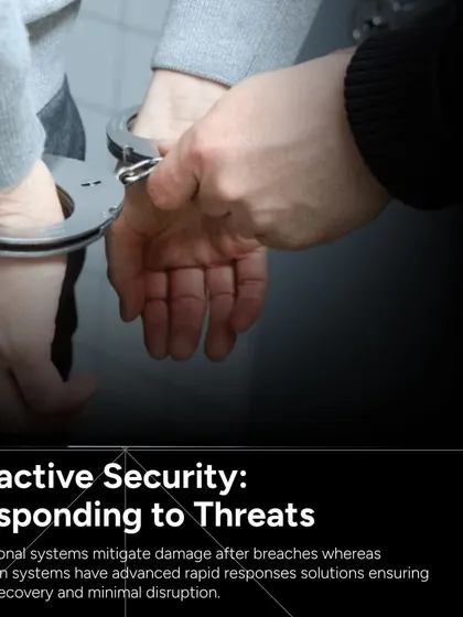 Reactive security is about responding to threats and mitigating damage after a breach. While necessary, our goal is to move beyond this and prevent the breach from ever happening.