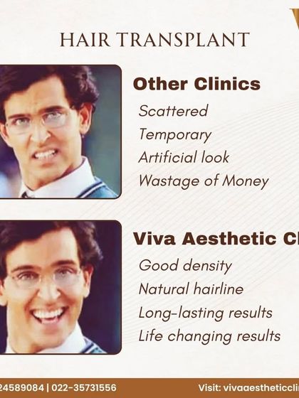 The difference between other clinics and my approach is clear. I focus on good density, a natural hairline, and long-lasting, life-changing results. Don't settle for less.