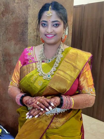 Soujanya Gowda - Special Occasion Makeup & Hairstyling Engagement & Reception Glam photo 19