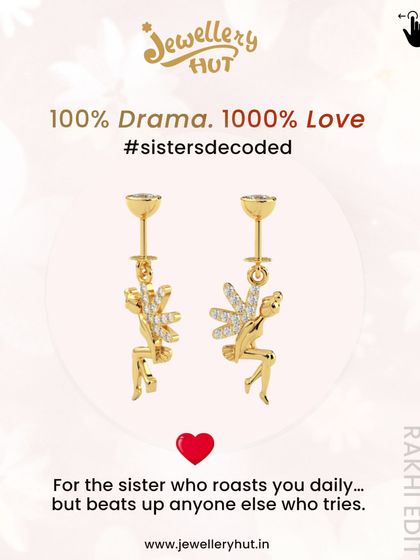 For the sister who roasts you daily but protects you fiercely. These whimsical fairy hangings are a perfect Rakhi gift for your first and forever friend.