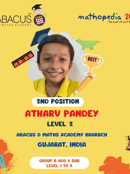 Abacus D Maths Academy - Educational Franchise & Teacher Training Mathopedia: Our Annual Competitions photo 44