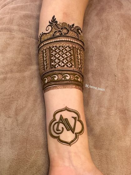 3D Henna Touch - Online Mehndi Classes Intricate Arm Bands & Cuffs photo 19
