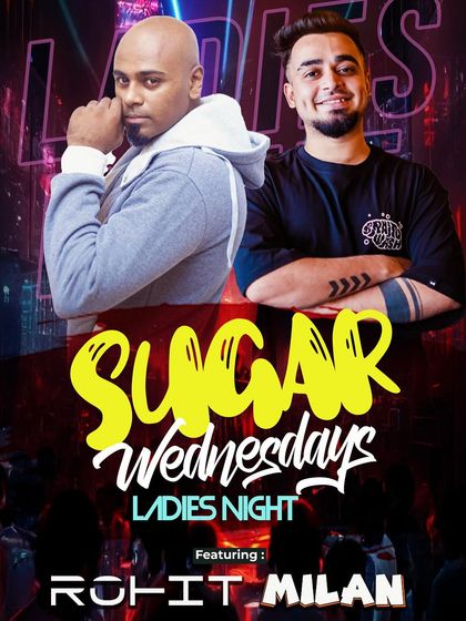 A flyer for a 'Sugar Wednesdays' event.