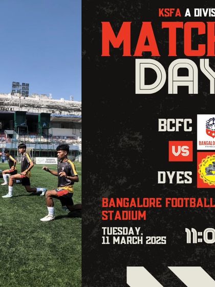 Announcing our KSFA A Division match against DYES FC.