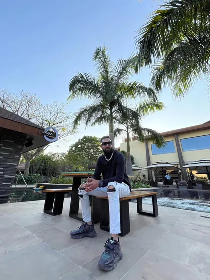 Relaxed and focused ahead of a big show. My work as a corporate event DJ often takes me to beautiful locations, and I always take time to get into the right mindset to deliver the best performance.